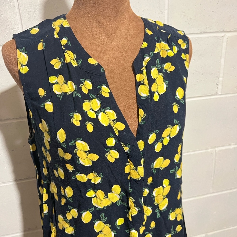 Cupio Lemon Pattern Top